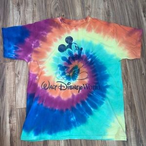 disney tie dye t shirt !